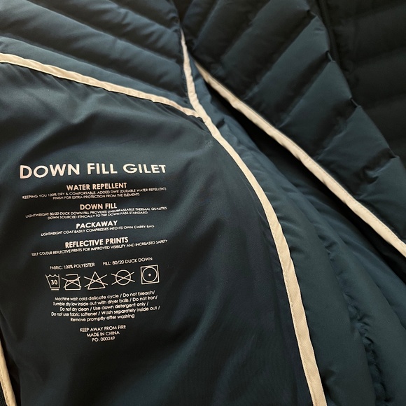 TOGGI Vest Teal - Equestrian  - Mini Lofty Down Fill Gilet - Picture 6 of 6